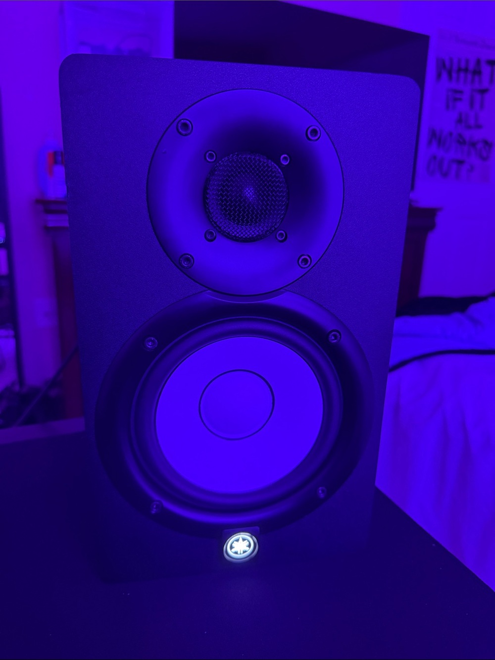 Yamaha Studio Monitor Speaker in Blue and Black